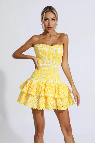 Ember | Playful Ruffle Mini Dress