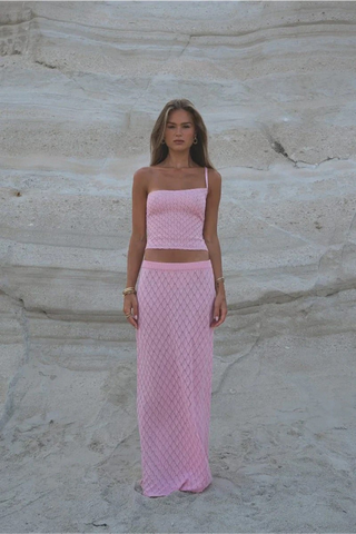 Darya | Sleek One-Strap Knitted Set