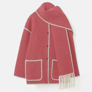 Noor | Drape-Front Scarf Jacket