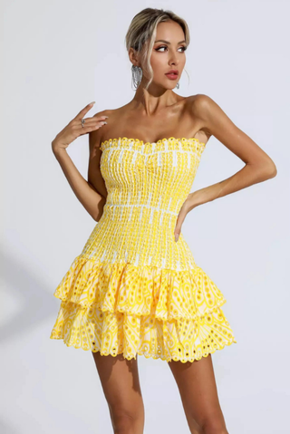 Ember | Playful Ruffle Mini Dress