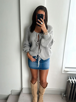 Taela | Cozy Weave Knit Cardigan