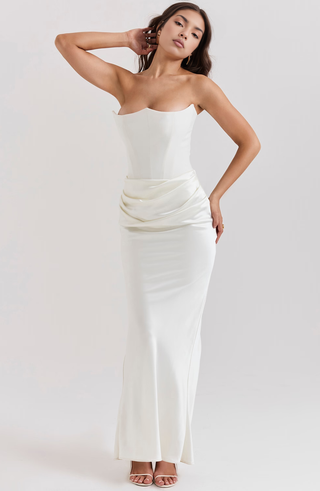 Cora | Bandeau Maxi Dress