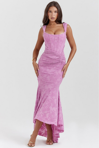 Francesca | Elegant Cinched Maxi Dress