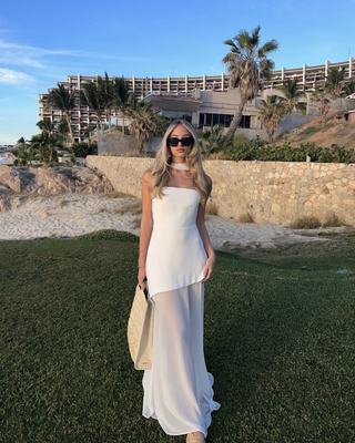Elodie | Flowing Asymmetrical Maxi Dress