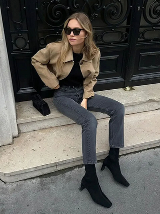 Selene | Soft Suede Jacket