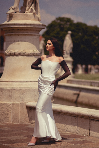 Lumi | Sculpted Corset Maxi Dress