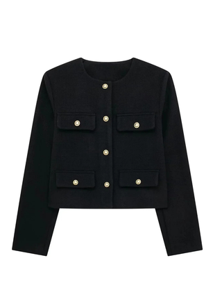 Nina | Luxe Vintage Cropped Jacket