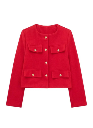 Nina | Luxe Vintage Cropped Jacket