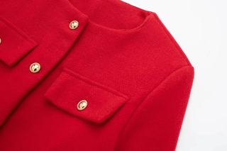 Nina | Luxe Vintage Cropped Jacket