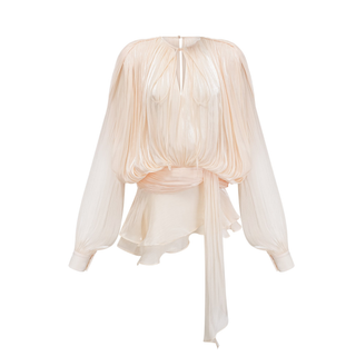 Selena | Charming Pleated Ruffled Mini Dress