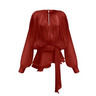 Selena | Charming Pleated Ruffled Mini Dress
