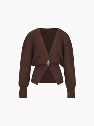 Della | Soft-Stitch Knitted Cardigan