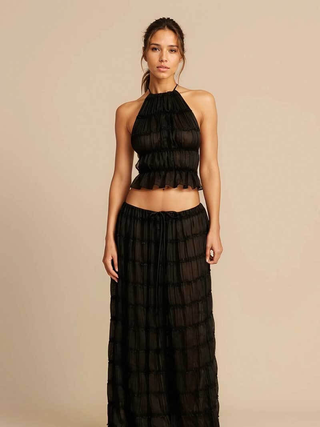 Opal | Frill Detail Two-Piece Set