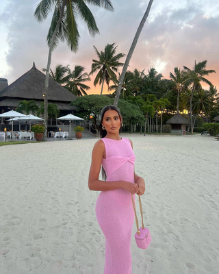 Elunara | Knit Contour Maxi Dress