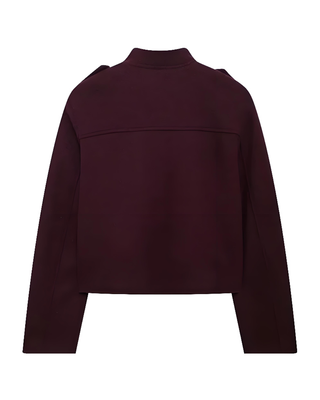 Darian | Rich Burgundy Utility Jacket