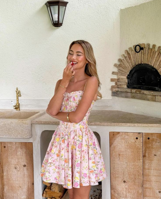Sienna | Floral Corset Mini Dress