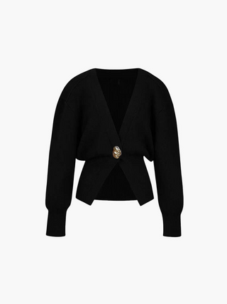 Della | Soft-Stitch Knitted Cardigan