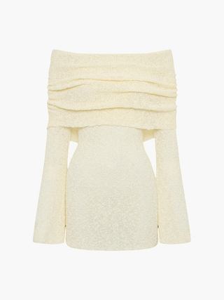 Nyra | Off-Shoulder Charm Mini Dress