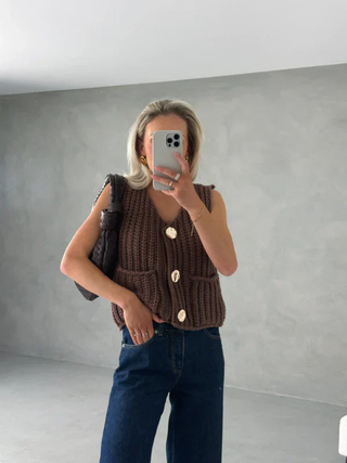 Harper | Textured Knit Top