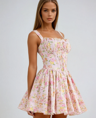 Sienna | Floral Corset Mini Dress