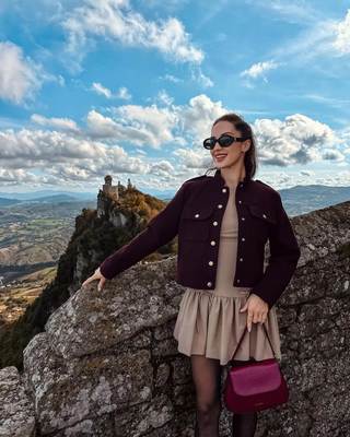 Darian | Rich Burgundy Utility Jacket