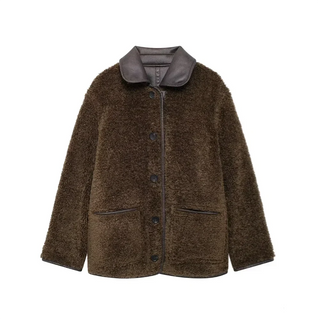 Maelle | Dual-Tone Faux Leather Reversible Jacket