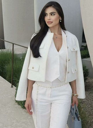 Nina | Luxe Vintage Cropped Jacket