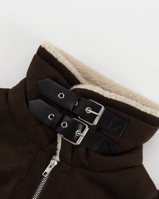 Nerina | Slouchy Suede Oversized Jacket