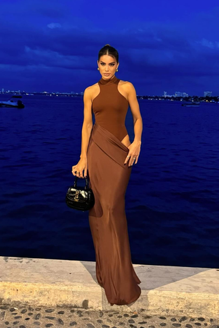 Helene | Chic Asymmetrical Maxi Dress