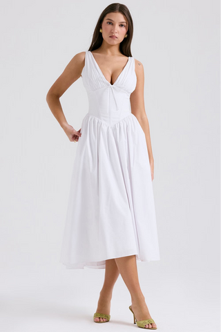 Sophia | Floral Summer Midi Dress