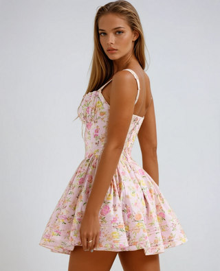 Sienna | Floral Corset Mini Dress