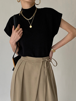 Elara | Soft Ribbed Knit Vest