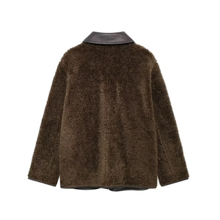 Maelle | Dual-Tone Faux Leather Reversible Jacket