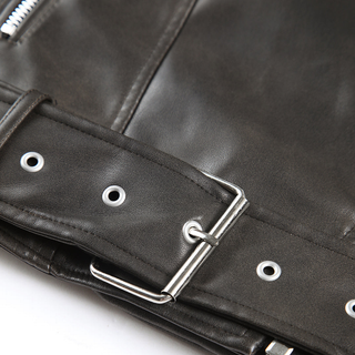 Romy | Leather Biker Jacket
