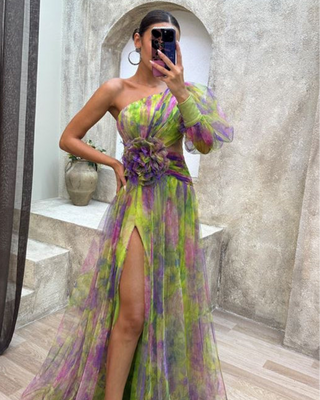 Elysia | Graceful Split Dress