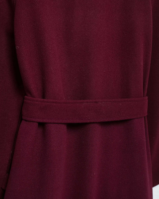 Ysolde | Tricot Wine-Tone Trench Coat