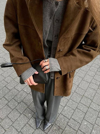 Greer | Soft Faux Suede Jacket