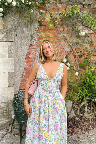 Sophia | Floral Summer Midi Dress