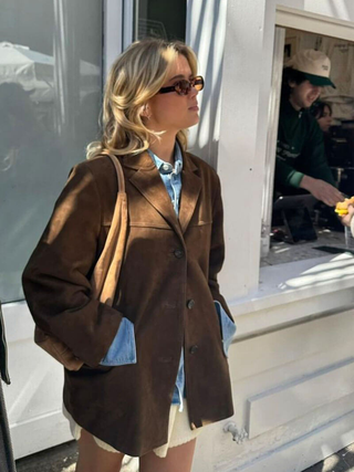 Greer | Soft Faux Suede Jacket