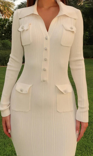 Josephine | Ribbed Midi Dress