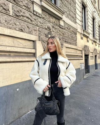 Vianne | Dreamy Oversized Shearling Jacket