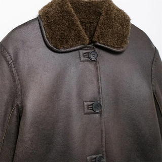 Maelle | Dual-Tone Faux Leather Reversible Jacket