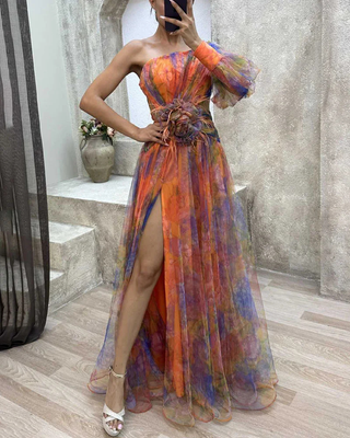 Elysia | Graceful Split Dress