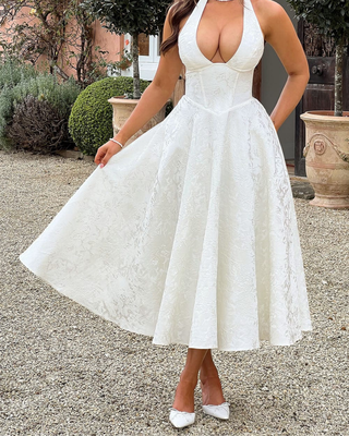 Olympia | Chic Sleeveless Midi Dress