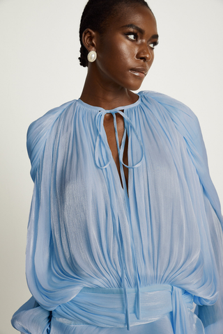 Selena | Charming Pleated Ruffled Mini Dress