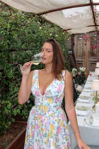 Sophia | Floral Summer Midi Dress