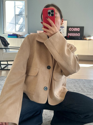 Selene | Soft Suede Jacket
