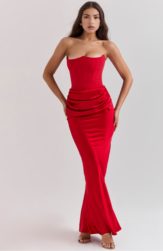 Cora | Bandeau Maxi Dress