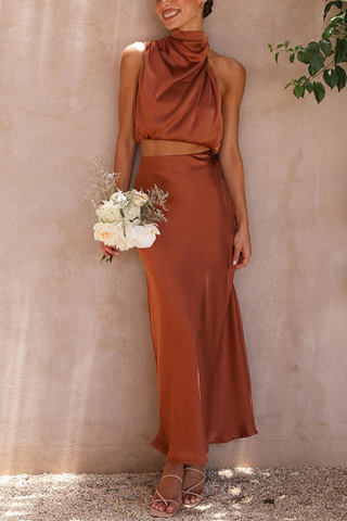 Isolde | Graceful Satin Set