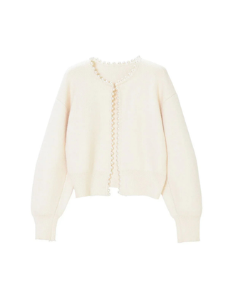 Amelia | Pearl Knit Cardigan